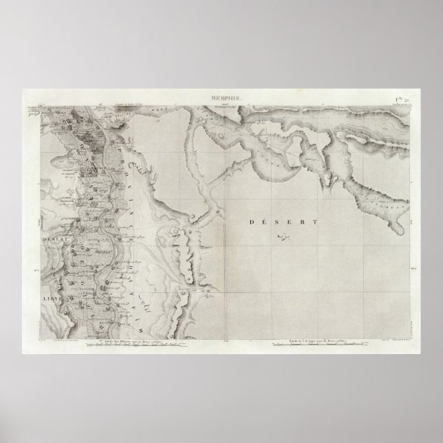 Affiches Memphis, Égypte (Devant)