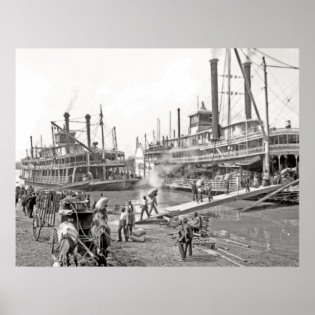 Affiches Memphis Riverboats (Devant)