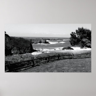 Affiches Mendocino lors de la pause du jour