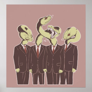 Affiches Menteurs Long-Réprimandés