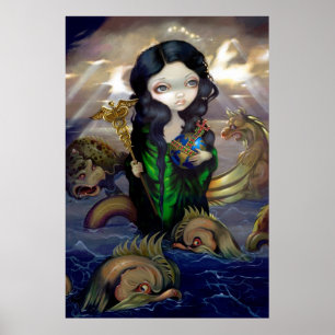 Affiches Mer alchimique ART IMPRIMER alchimie gothique faib