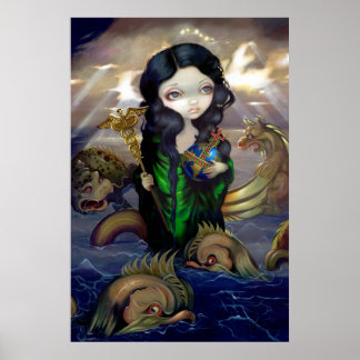 Affiches Mer alchimique ART IMPRIMER alchimie gothique faib
