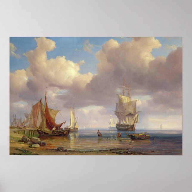 Affiches Mer calme, 1836 (Devant)