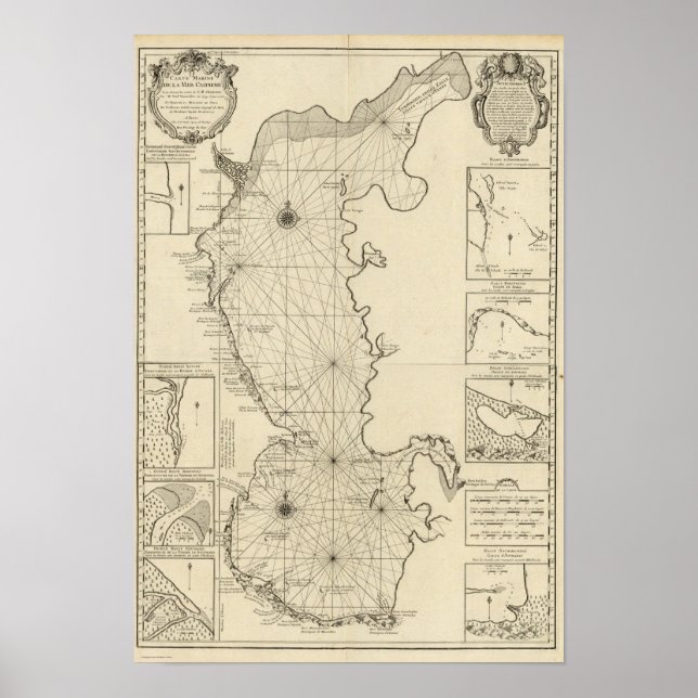 Affiches Mer Caspienne et Asie 2 (Devant)