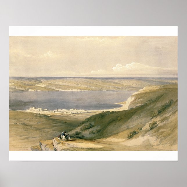 Affiches Mer de Galilée ou de Genezareth, en direction de B (Devant)