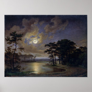 Affiches Mer du Holstein - clair de lune, 1847