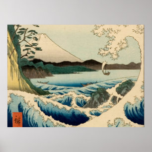 Affiches Mer du Japon Satta Hiroshige Art