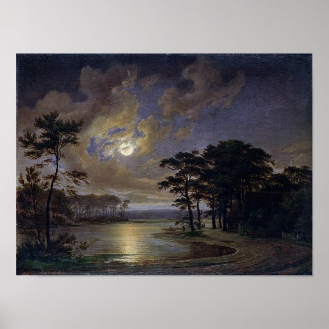 Affiches Mer Holstein - Lune, 1847 (Devant)