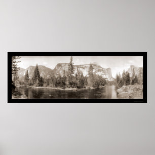 Affiches Merced River Yosemite Photo 1915