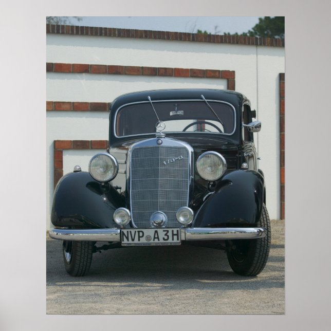 Affiches mercedes antique (Devant)