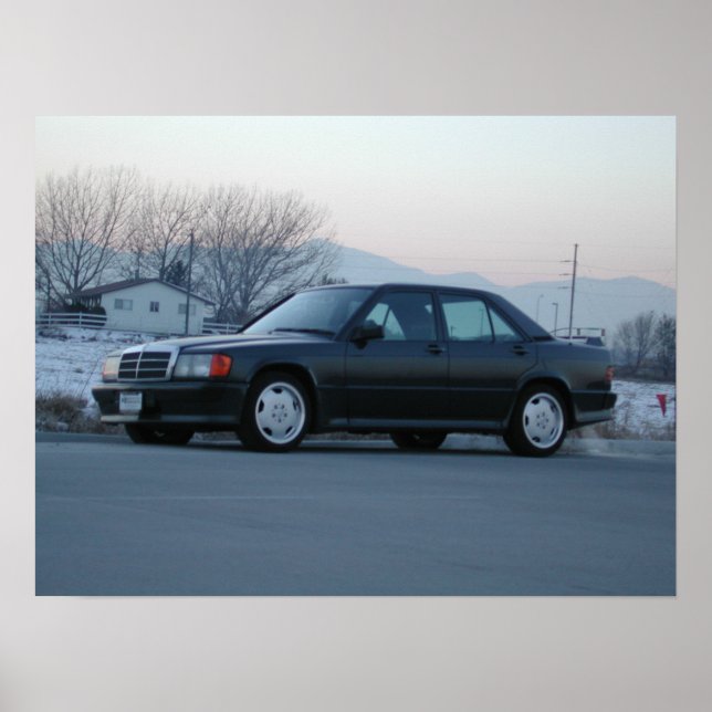 Affiches Mercedes-Benz 190 E 2.3-16 (Devant)