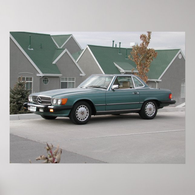Affiches Mercedes-Benz 560 SL (Devant)