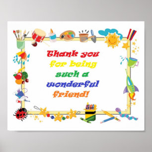 Affiches Merci ami