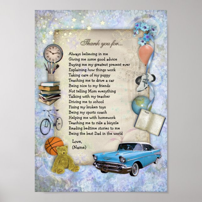 Affiches Merci Papa (Devant)