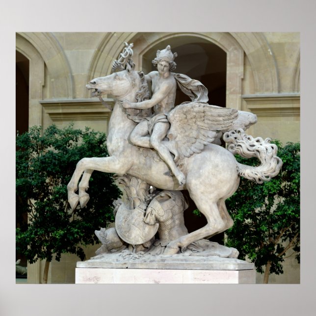 Affiches Mercure équitation Pegasus (Devant)