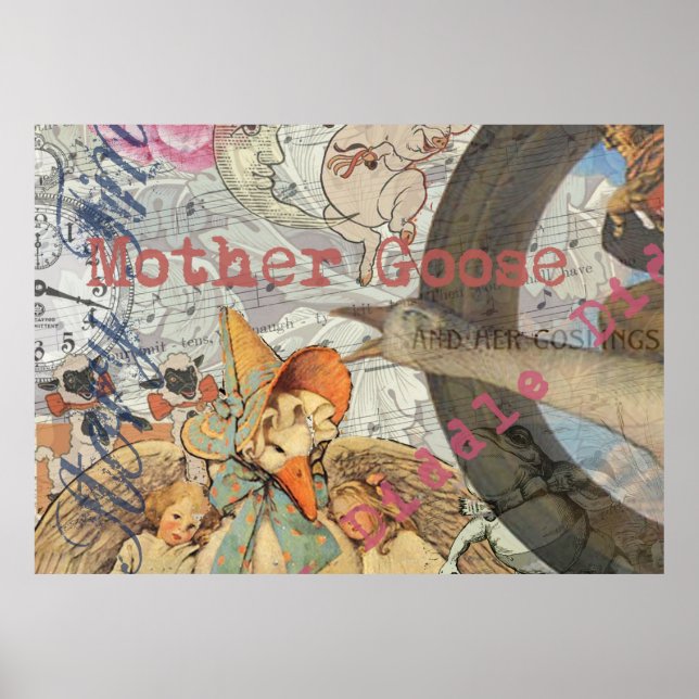 Affiches Mère Goose Nursery Rhyme Fairy Tale (Devant)