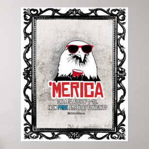 Affiches Merica - combien libres êtes vous ce soir