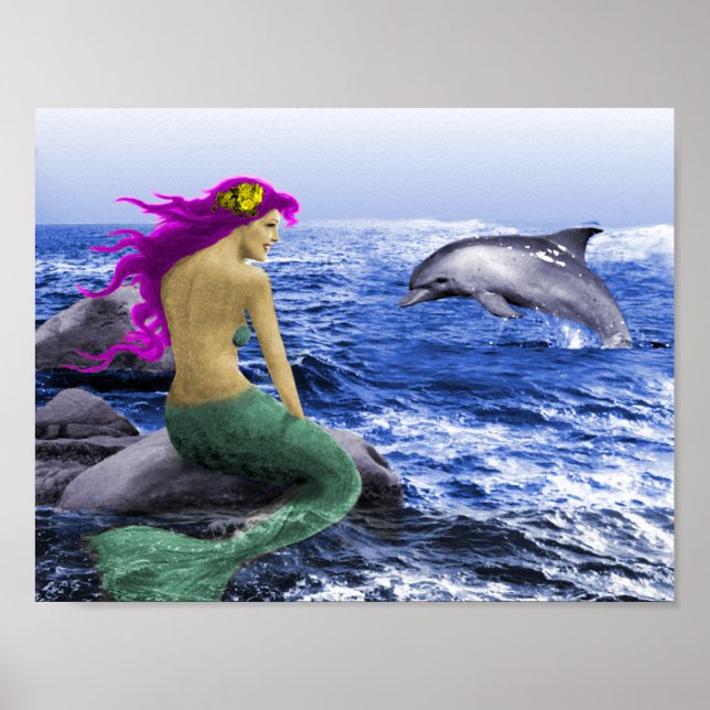 Affiches Mermaid et Dolphin (Devant)