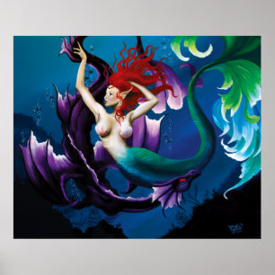 Affiches Mermaid et Dragon Friend