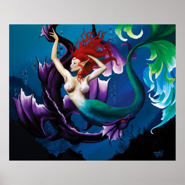 Affiches Mermaid et Dragon Friend (Devant)
