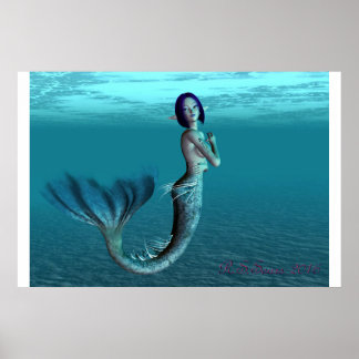 Affiches mermaid pinup
