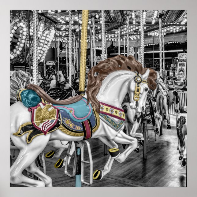 Affiches Merry Go Round Carousel (Devant)