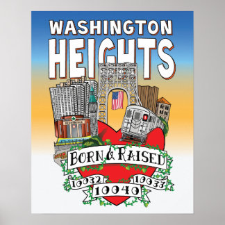 AFFICHES MES HAUTEURS DE WASHINGTON