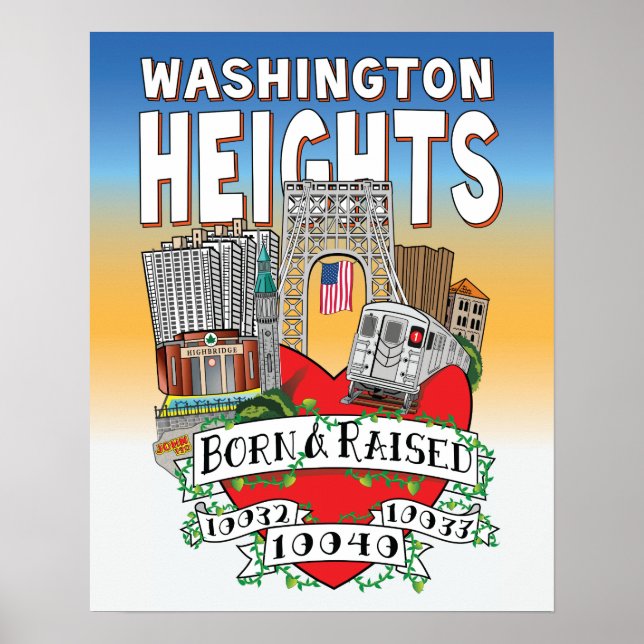 AFFICHES MES HAUTEURS DE WASHINGTON (Devant)