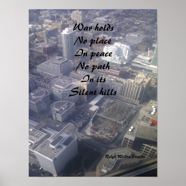 Affiches Message d'affiches de paix (Devant)