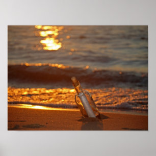 Affiches Message dans une bouteille