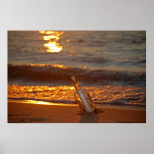 Affiches Message dans une bouteille