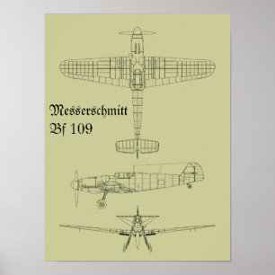 Affiches Messerschmitt Bf 109