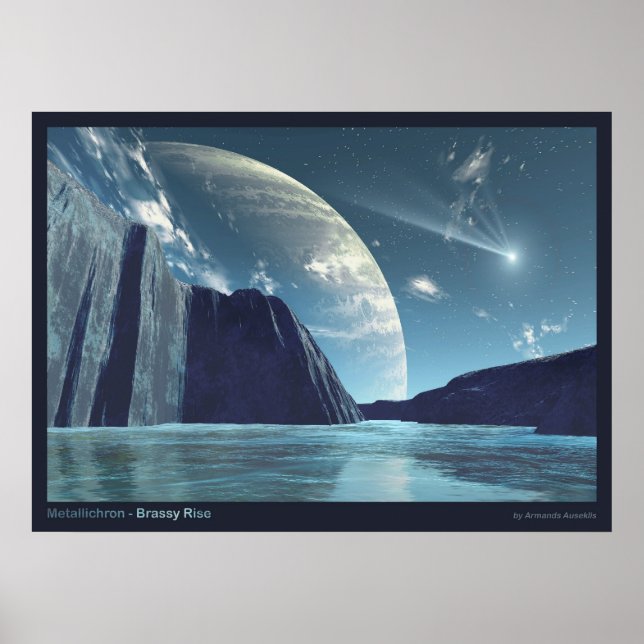 Affiches Metallichron - Brassy Rise (Devant)