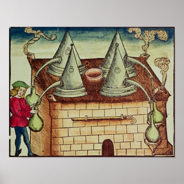 Affiches Méthodes de distillation (Devant)