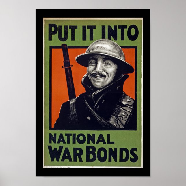 Affiches Mettez-le dans les obligations de guerre nationale (Devant)
