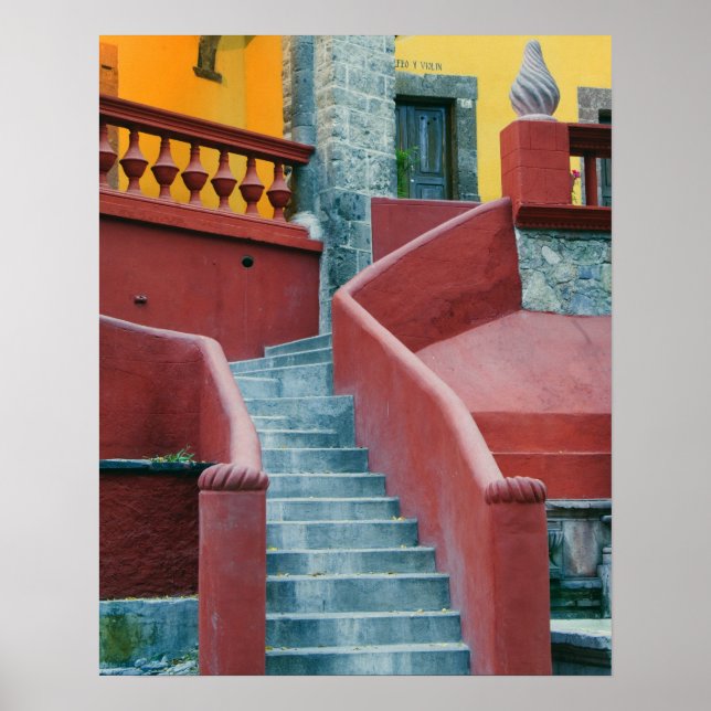 Affiches Mexique, San Miguel de Allende, Coloré (Devant)