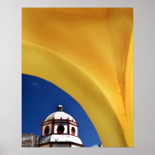 Affiches Mexique, San Miguel de Allende. Église encadrée