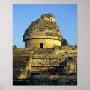 Affiches Mexique, Yucatan. Caracol: astronomique