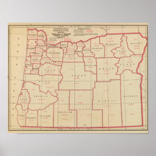 Affiches Mfg de l'Oregon, industries mécaniques