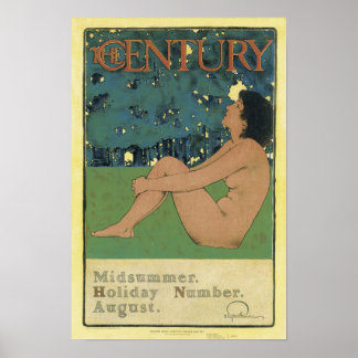 Affiches Mi-été du siècle Août, Maxfield Parrish