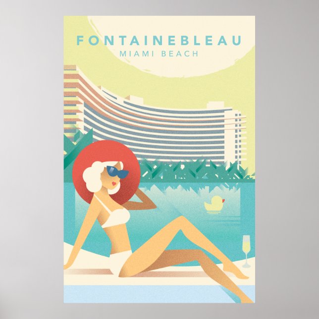 Affiches Miami Beach | Fontainbleau (Devant)