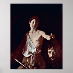 Affiches Michaël Angelo DA Caravaggio - David et Goliath