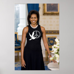 Affiches Michelle Obama First Lady of Peace