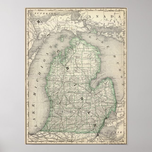 Affiches Michigan 8 (Devant)