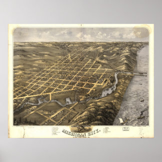 Affiches Michigan City, Indiana 1869