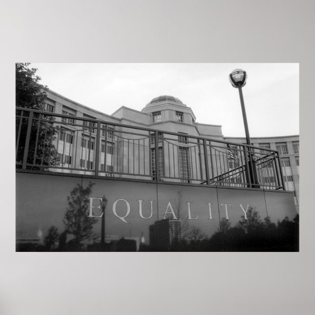 Affiches Michigan Hall of Justice : Égalité (Devant)