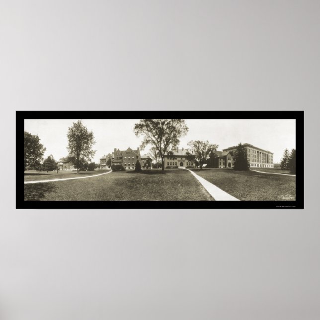 Affiches Michigan State University Photo 1912 (Devant)