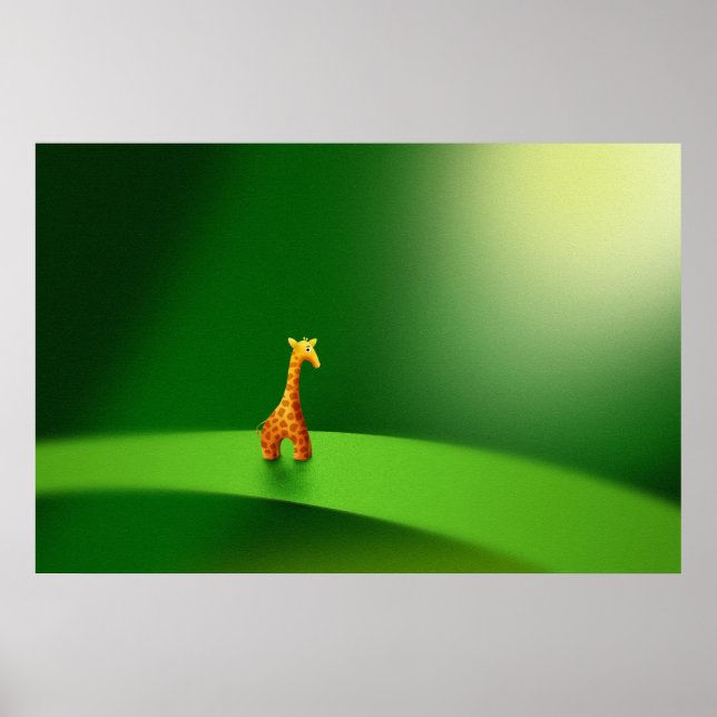Affiches Micro Animaux - Giraffe (Devant)
