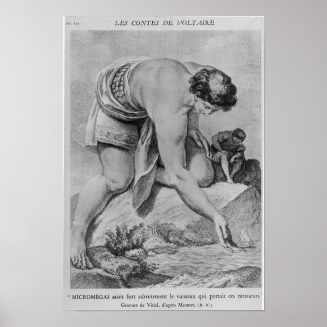 Affiches Micromegas ramasse habilement le navire (Devant)