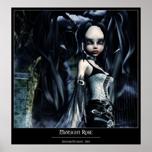 Affiches Midnight Rose (Devant)